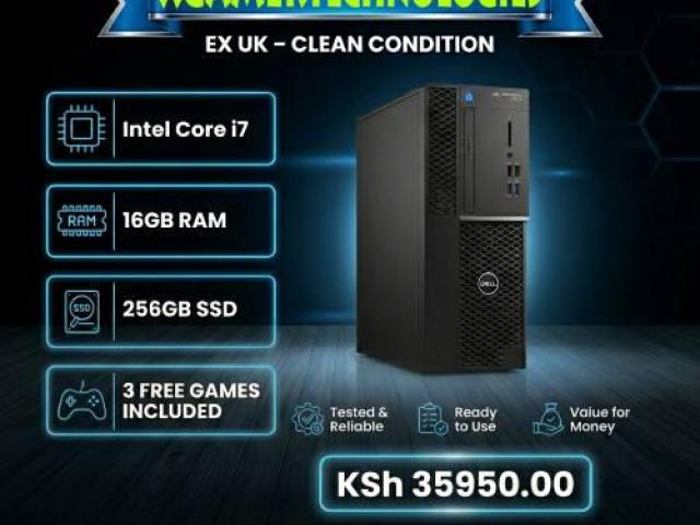 Redressed Core i7 Dell tower PC with 16gb RAM