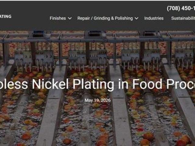 Electroless Nickel Plating in Food Processing