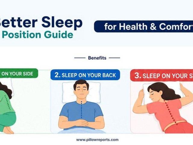 Better Sleep Position for Neck and Back Support