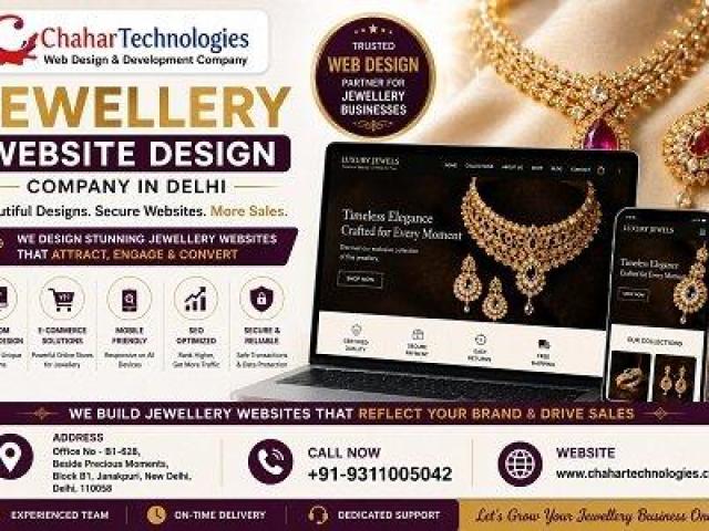 Why Choose a Professional Jewellery Website Design Company in Delhi?