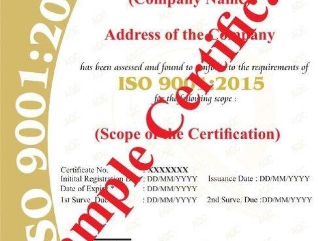 Focus on Quality Control With ISO 9001 Certification