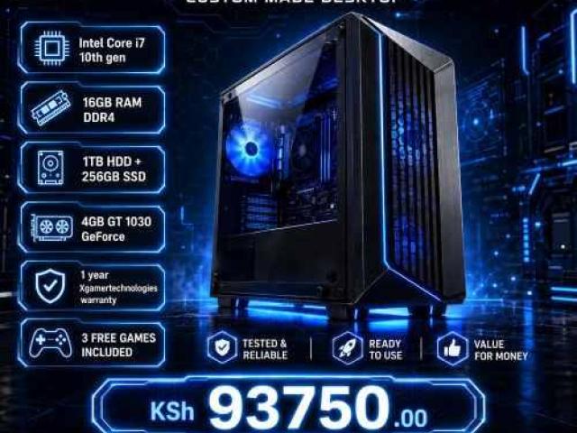Built to Spec Core i7 10th gen 16gb RAM desktop PC