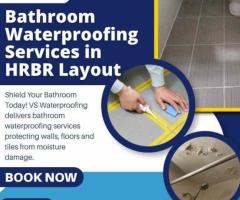 Bathroom waterproofing services in HRBR Layout