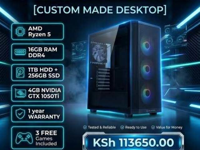 Built to Spec AMD 5600G 16gb DDR4 RAM desktop