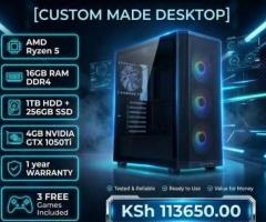 Built to Spec AMD 5600G 16gb DDR4 RAM desktop