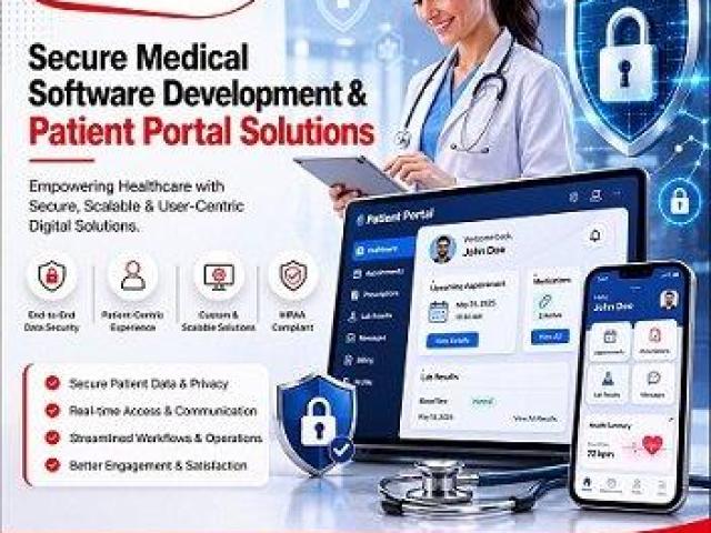Secure Medical Software Development & Patient Portal Solutions