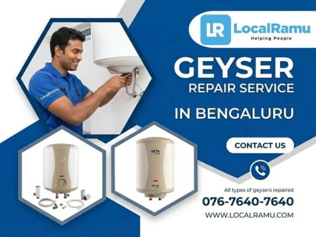 Your Geyser Repair Service Deserves Expert Hands Like LocalRamu Services in Bengaluru
