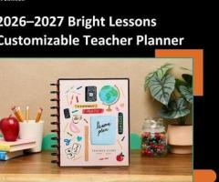 2026–2027 Bright Lessons Customizable Teacher Planner