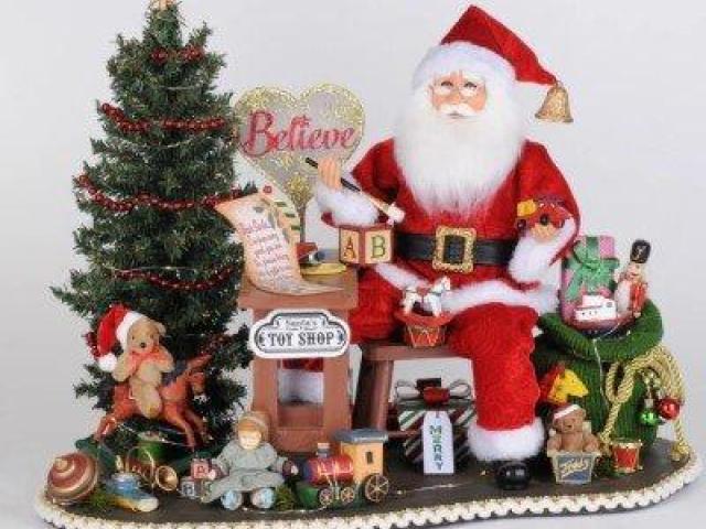 Buy Limited Edition Karen Didion Santa Figurines for Memorable Gifts - A Coastal Christmas