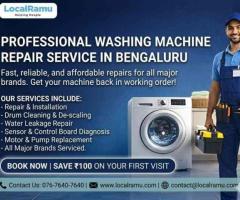 Expert Washing Machine Repair Service in Bengaluru with LocalRamu Services