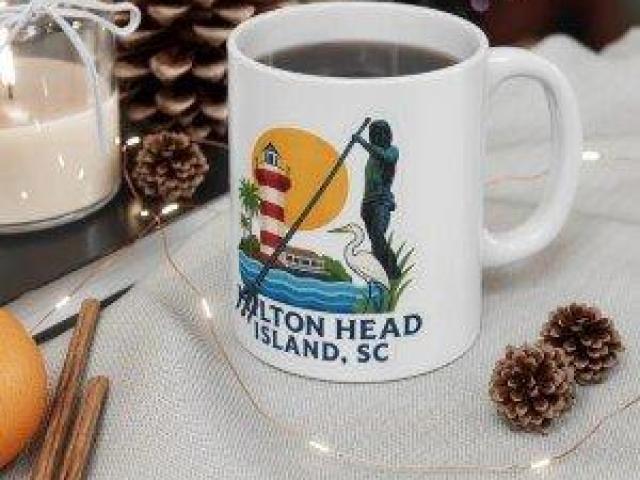 Buy Hilton Head Island Ceramic Mug for Unique Gifts – A Coastal Christmas