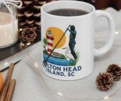 Buy Hilton Head Island Ceramic Mug for Unique Gifts – A Coastal Christmas