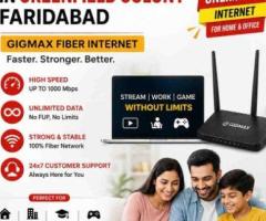 Broadband in Greenfield Colony Faridabad  Gigmax  Fiber Internet  Connection