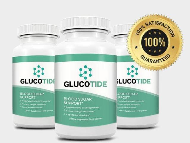GlucoTide Blood Sugar Formula Support – Natural Support for Healthy Glucose Levels and Daily Energy