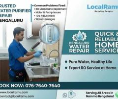 Pure Water Starts with a Purifier That Actually Works LocalRamu Fixes It Right