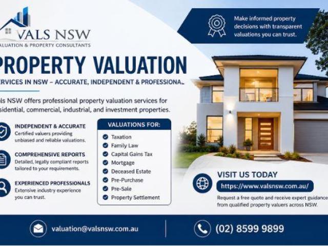 Property Valuation Services in NSW – Accurate, Independent & Professional
