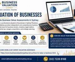Valuation of Businesses – Accurate Business Value Assessments in Sydney