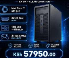 Readied intel Core i7 HP Business Tower desktop