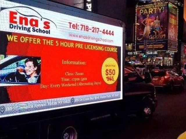 Digital Billboard Truck NYC – LED Truck NYC