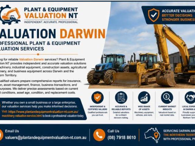 Valuation Darwin – Professional Plant & Equipment Valuation Services