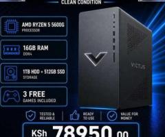 Readied intel Ryzen 5 HP Victus 15L Tower desktop