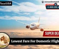 Lowest Fare for Domestic Flights