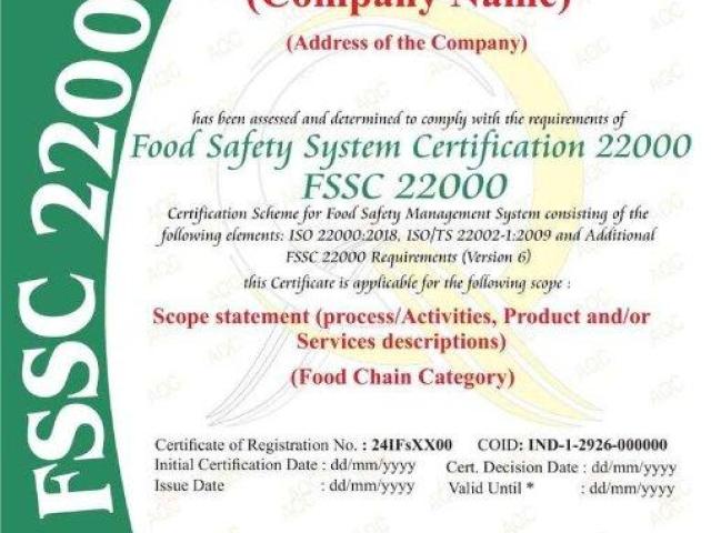 Meet FSSC 22000 V6 Requirements with ISO Certification | AQC World