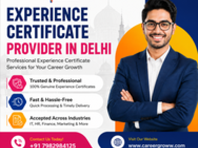 Delhi Based Experience Certificate Provider for IT Company