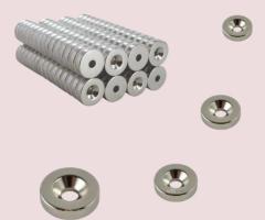 Neodymium Channel Countersunk Ring Magnet for Mounting