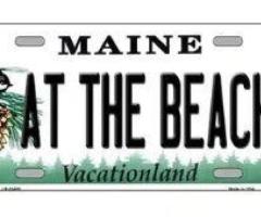 Decorative Beach License Plates