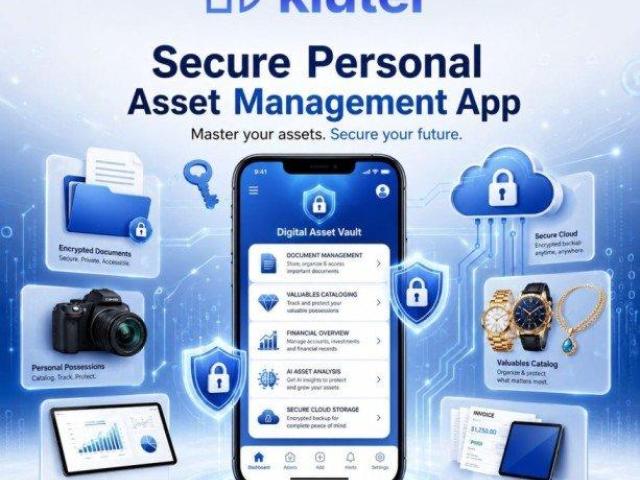 D'Kluter Personal Asset Tracking & Wealth Management App