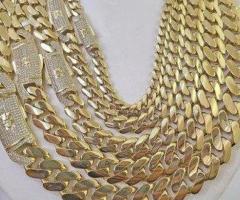 Shop 10K, 14K & 18K Cuban Chain, Rope Chain in Texas, USA – Dallas Gold Source
