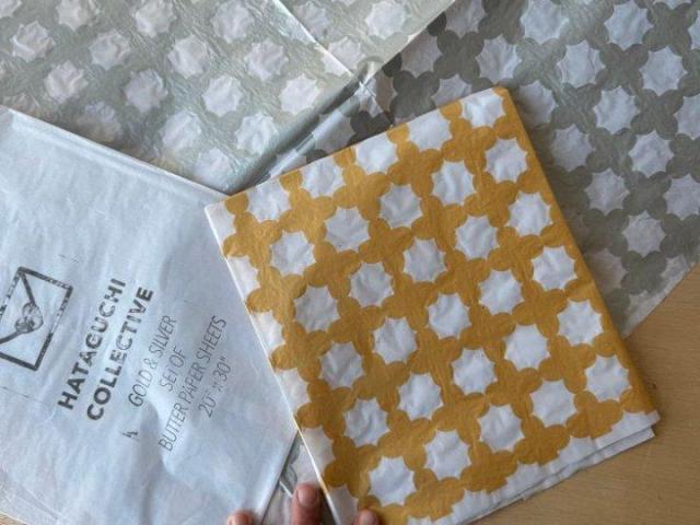 Eco Friendly Greaseproof Wrapping Paper For Bakeries