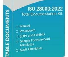 ISO 28000 Documents - Manual, Checklists, Procedures by Global Manager Group