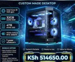 Custom crafted Liquid cooled Core i9 fully kitted PC