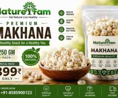 250 GM Makhana Price | Premium Roasted Phool Makhana Online – NatureFam