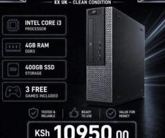 Revived intel Core i3 4GB RAM Dell SFF computer