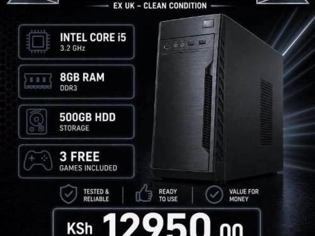 Revived intel core i5 4GB RAM Lenovo desktop