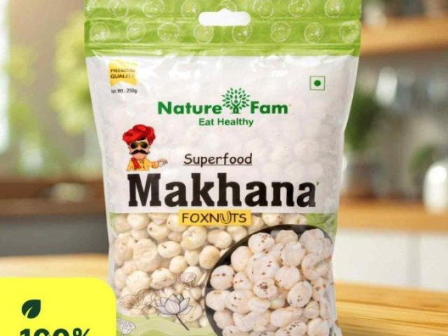250 Gram Makhana Price | Premium Roasted & Raw Makhana Online – NatureFam