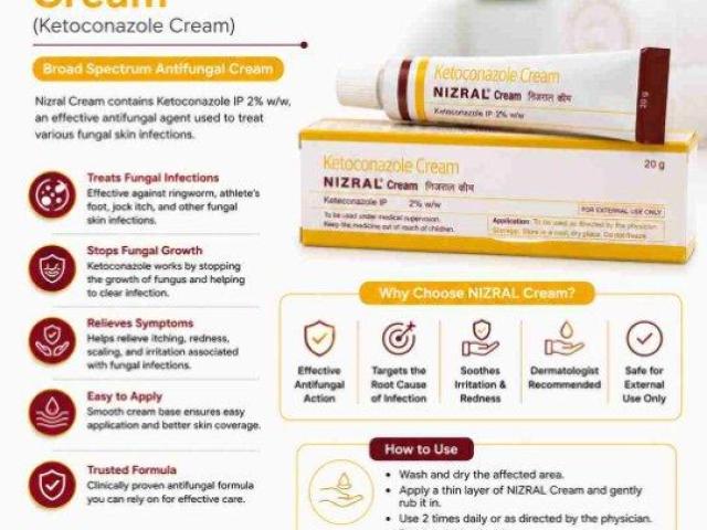 Nizral Cream | Ketoconazole 2 Cream | Onlinegenericmedicine