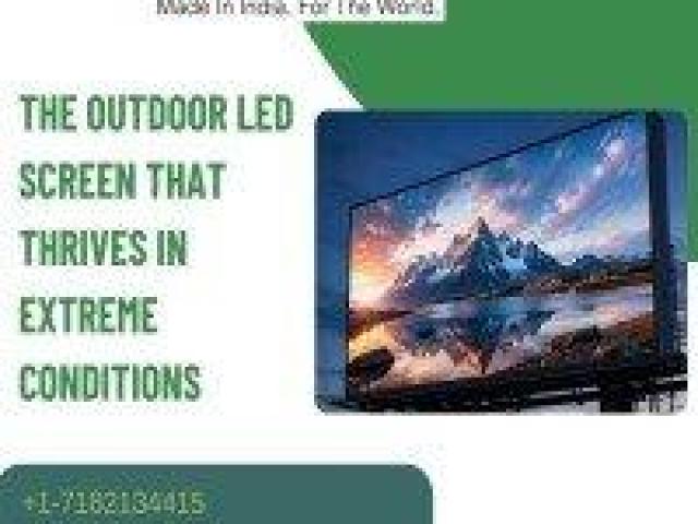 The Outdoor LED Screen That Thrives in Extreme Conditions