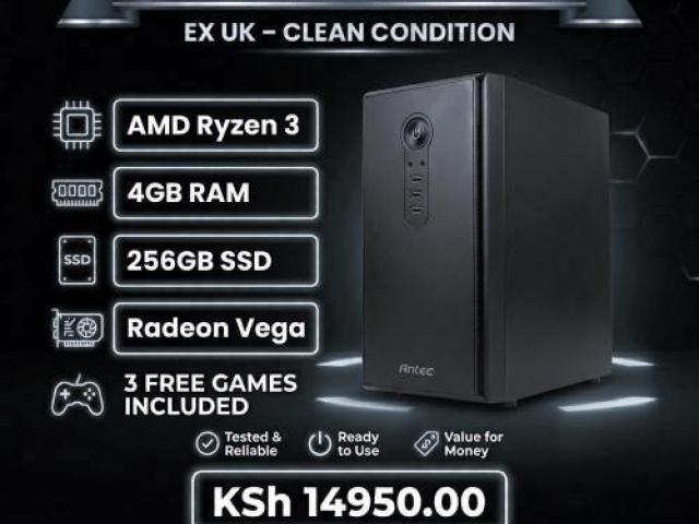 Revived AMD Ryzen 3 with 4GB RAM desktop