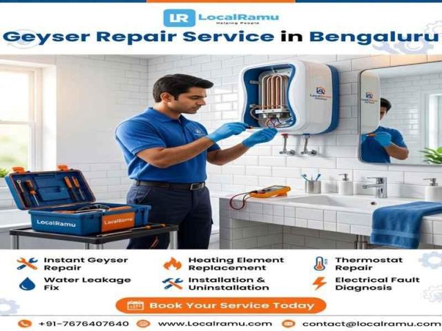 Geyser Repair Service in Bengaluru with LocalRamu Services