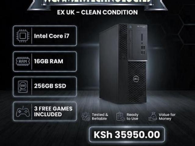 Revived Core i7 16gb RAM Dell tower desktop