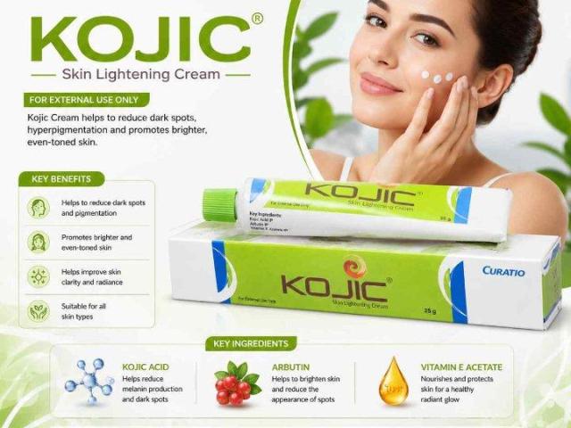 Kojic Acid Cream 25gm | Skin Brightening & Even Tone | OnlineGenericMedicine