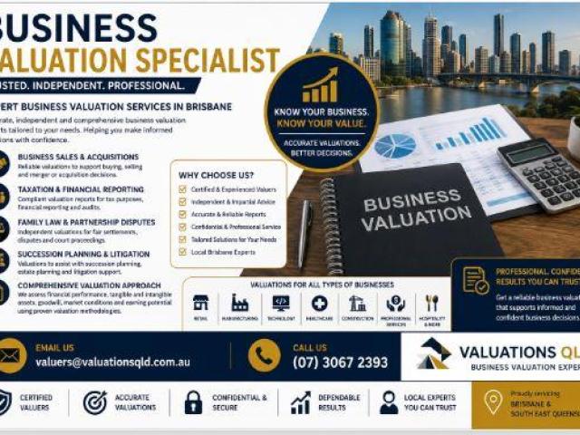 Business Valuation Specialist – Independent Business Valuation Services in Brisbane