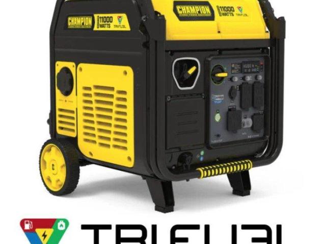 Champion 11000W Tri Fuel Wireless Start Inverter Generator with CO Shield