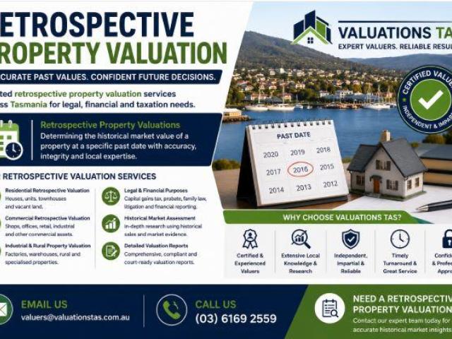 Retrospective Property Valuation | Expert Tasmanian Valuers