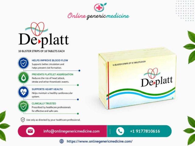 Deplatt Tablets(Clopidogrel) – Antiplatelet Medicine for Heart & Stroke