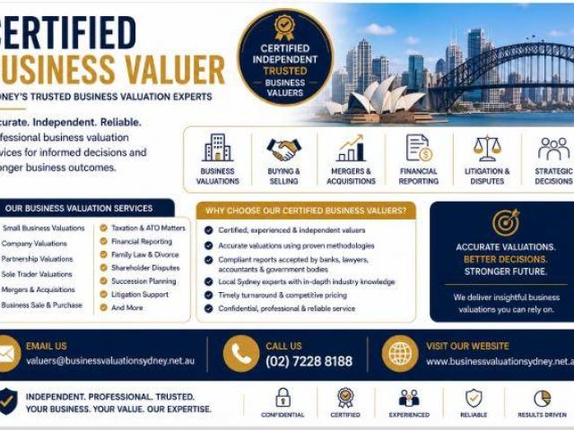Certified Business Valuer – Trusted Business Valuation Services